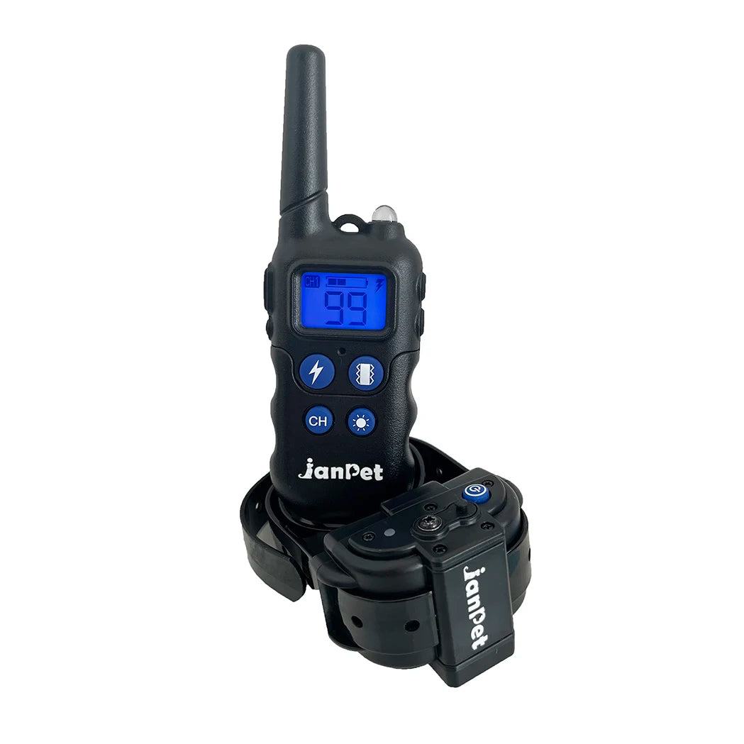 2000M Remote Control Dog Training Collar Walkie-Talkie Bark Collar Rechargeable Waterproof Shock Collar for Small Large Dogs