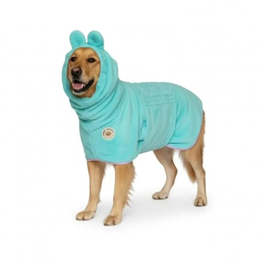 Preiu Dog Towe Robe and Dog Bathrobe for Drying Dog ade in Korea uper Aborbent Quick and Adjutabe icrofiber Bath Towe for Cat a