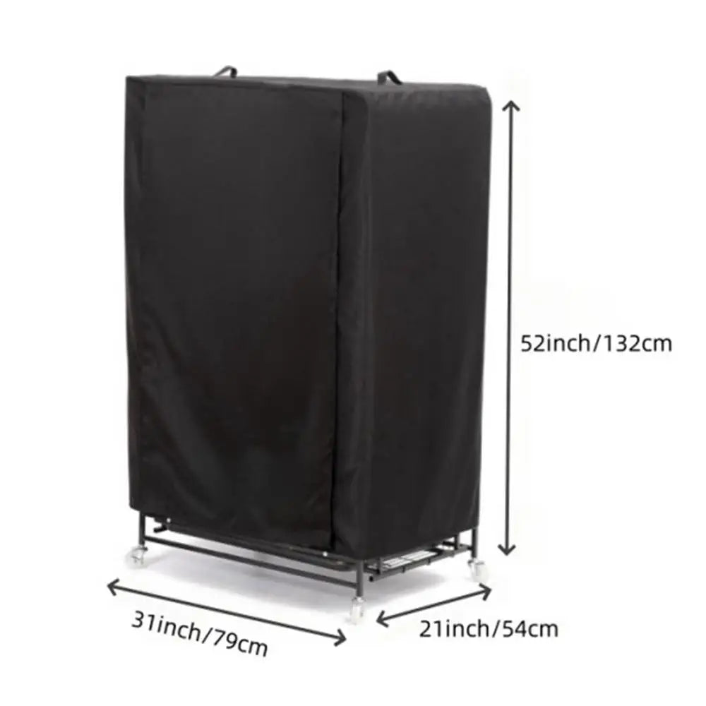 Breathable Blackout Bird Cage Cover Washable Waterproof Cover Nighttime Cage Cover for Sleep, Parrot Cockatiel Parakeet