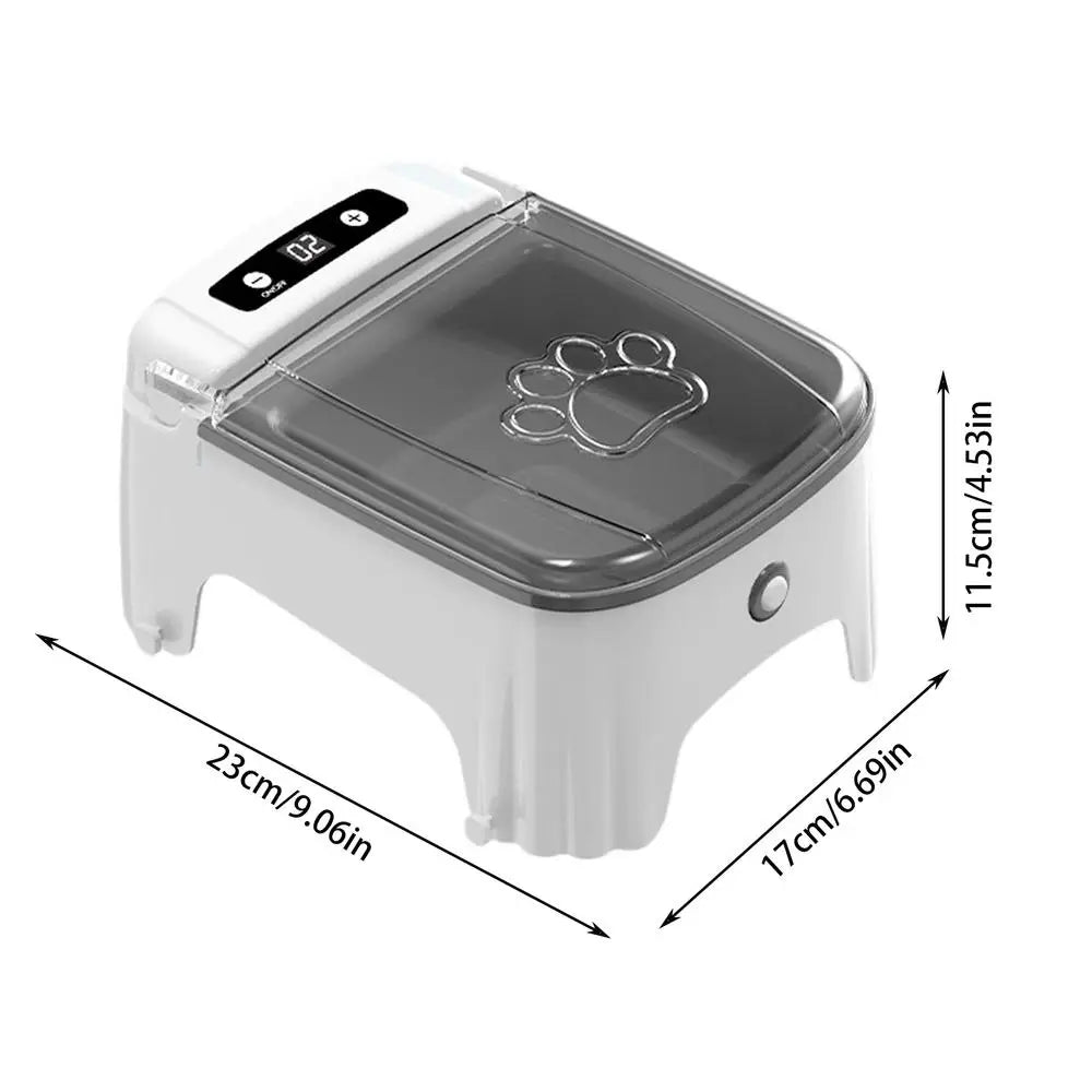 1pcs Smart Pet Feeder Automatic Cat Feeder Dog Slow Food Machine Timed Automatic Lid Opening Cat Food Dispenser Cat Dog Bowl