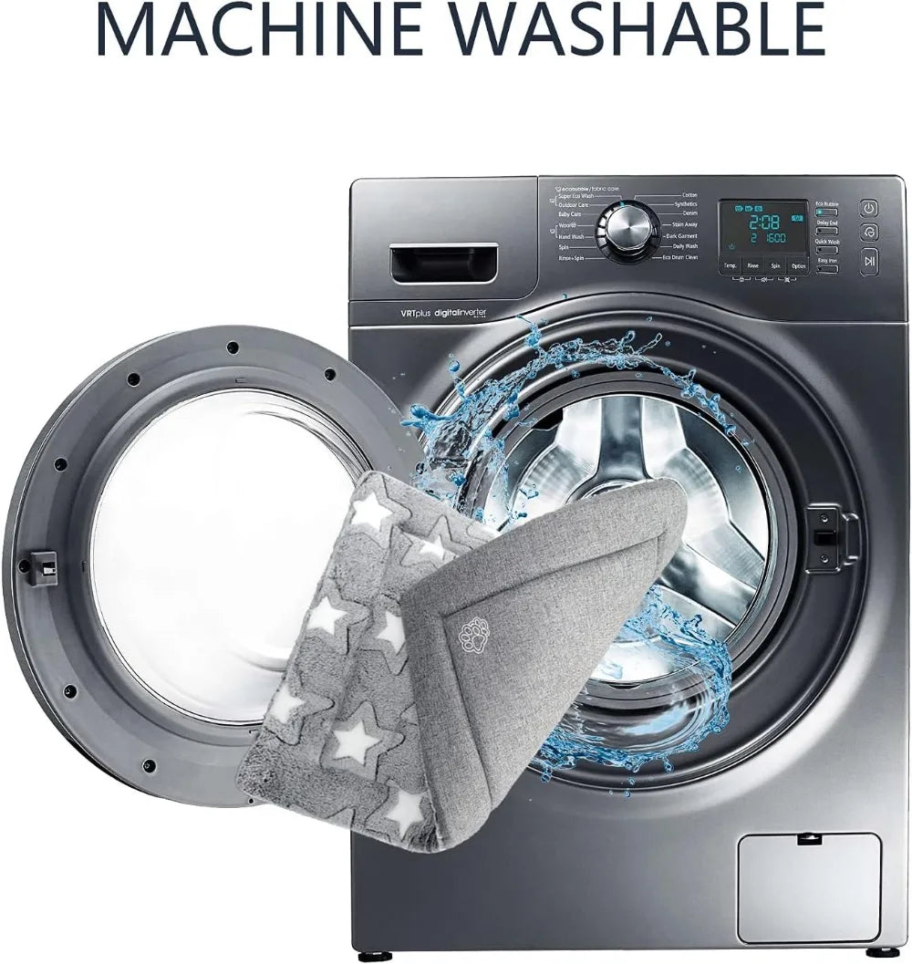 Reversible Dog Crate Pad - Cool & Warm, Machine Washable, Cozy Star Pattern, All-Season Pet Bed for Small Medium Large Dogs, 30"x20"