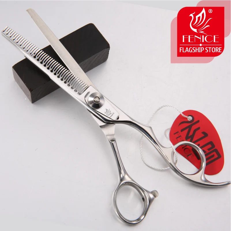Fenice 6 Inch JP440C Dog Grooming Scissors Pet Dog Scissors Professional Thinning Shears Makas Tijeras Thinng Rate 20%&70