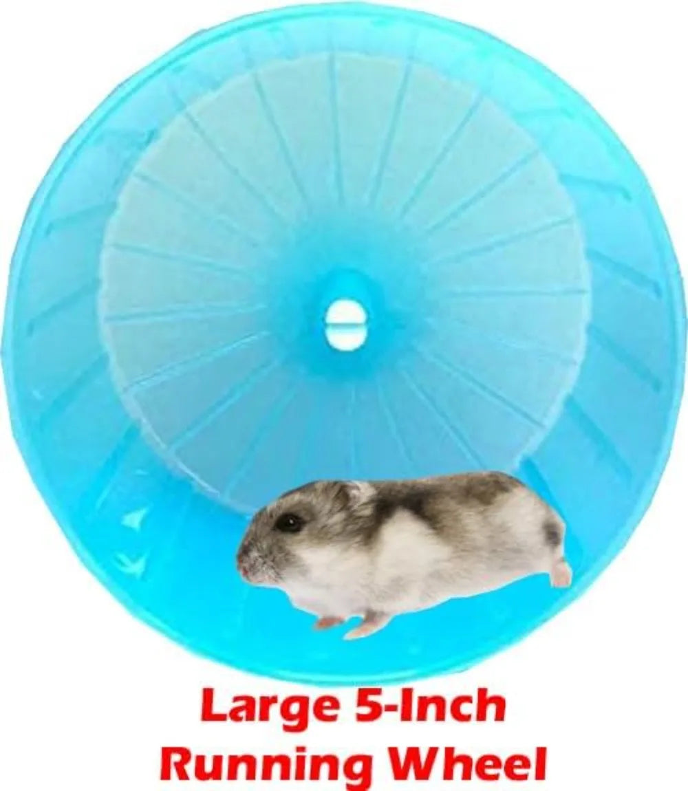 23" Multi-Tier Hamster Palace, 5 Levels, Easy Setup, Complete Accessories, Expandable Habitat