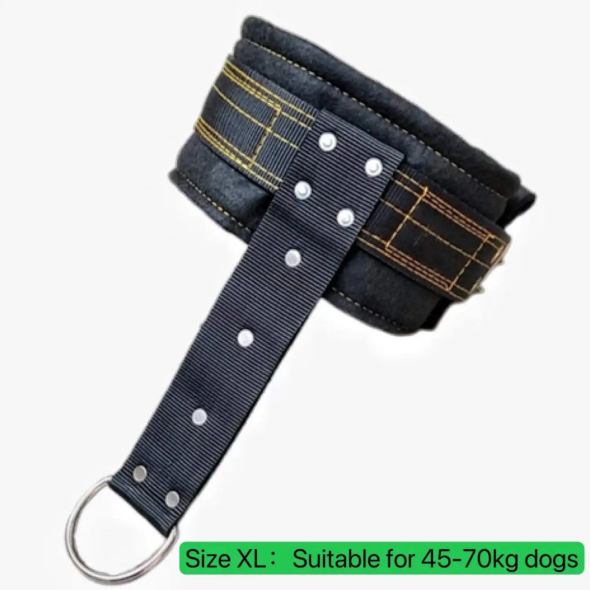 Pitbull Thickened Cotton Collar Bulldog  Weight Training Supplies For Medium And Large Dog Tow Chain Tire Equipment Pet Supplies