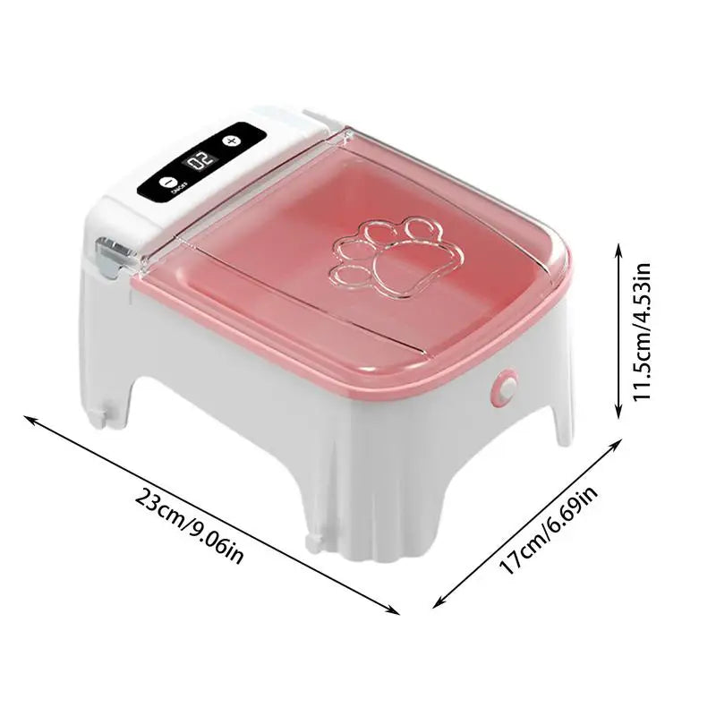 1pcs Smart Pet Feeder Automatic Cat Feeder Dog Slow Food Machine Timed Automatic Lid Opening Cat Food Dispenser Cat Dog Bowl