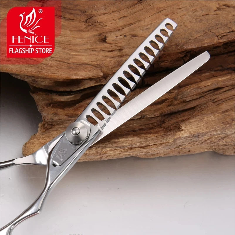 Fenice 6 Inch JP440C Dog Grooming Scissors Pet Dog Scissors Professional Thinning Shears Makas Tijeras Thinng Rate 20%&70