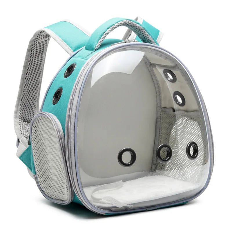 Bird Backpack Bird Carrier Travel Bag for Birds ParrotS Small Pet Acrylic Bubble Portable Bird Cage Outdoor Travel Hiking