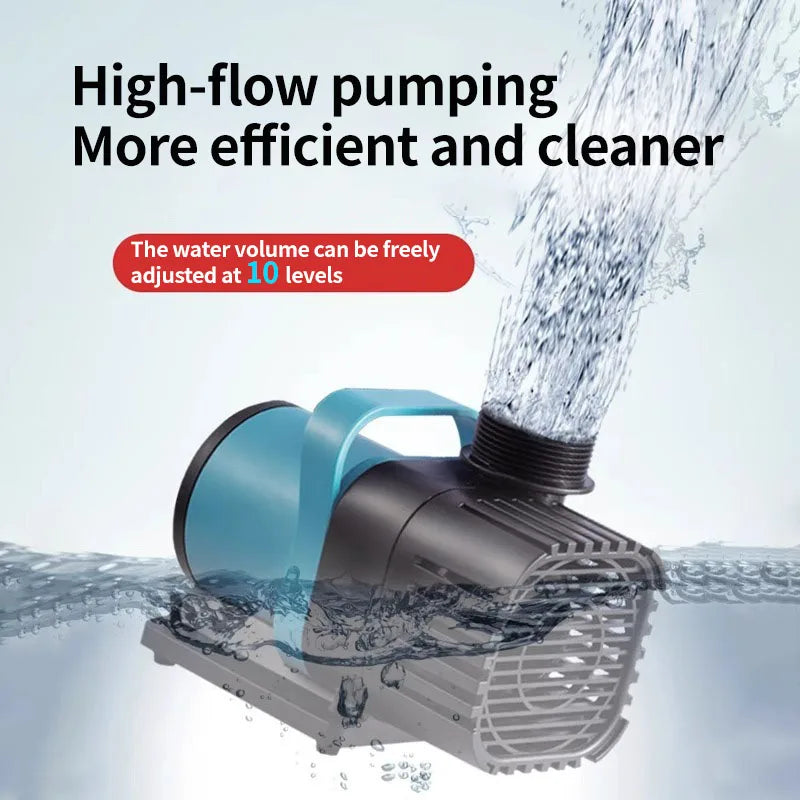 AC220V Ultra-quiet Submersible Pump, Suitable for Fish Tank and Aquarium Filtration, Oxygenation and Circulation Water Pump
