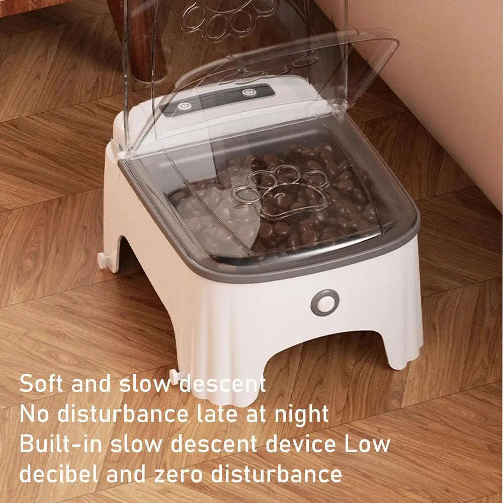1pcs Smart Pet Feeder Automatic Cat Feeder Dog Slow Food Machine Timed Automatic Lid Opening Cat Food Dispenser Cat Dog Bowl