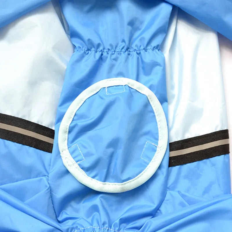 Dog Raincoat Hooded Dogs Rain Coat Dog Costumes for Large Dogs Tail All Cover Waterproof Raincoat Golden Retriever Accessories