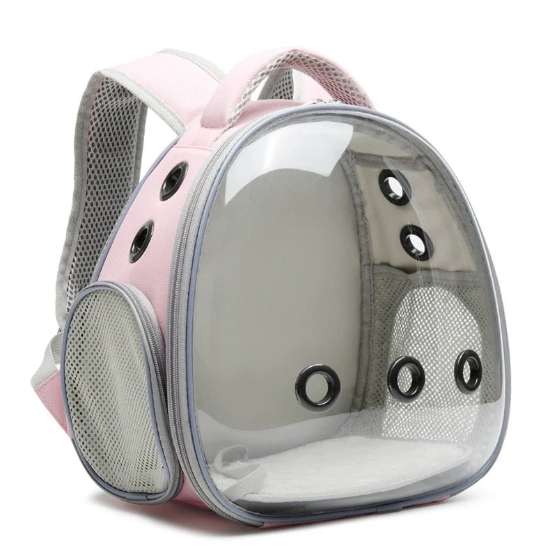 Bird Backpack Bird Carrier Travel Bag for Birds ParrotS Small Pet Acrylic Bubble Portable Bird Cage Outdoor Travel Hiking