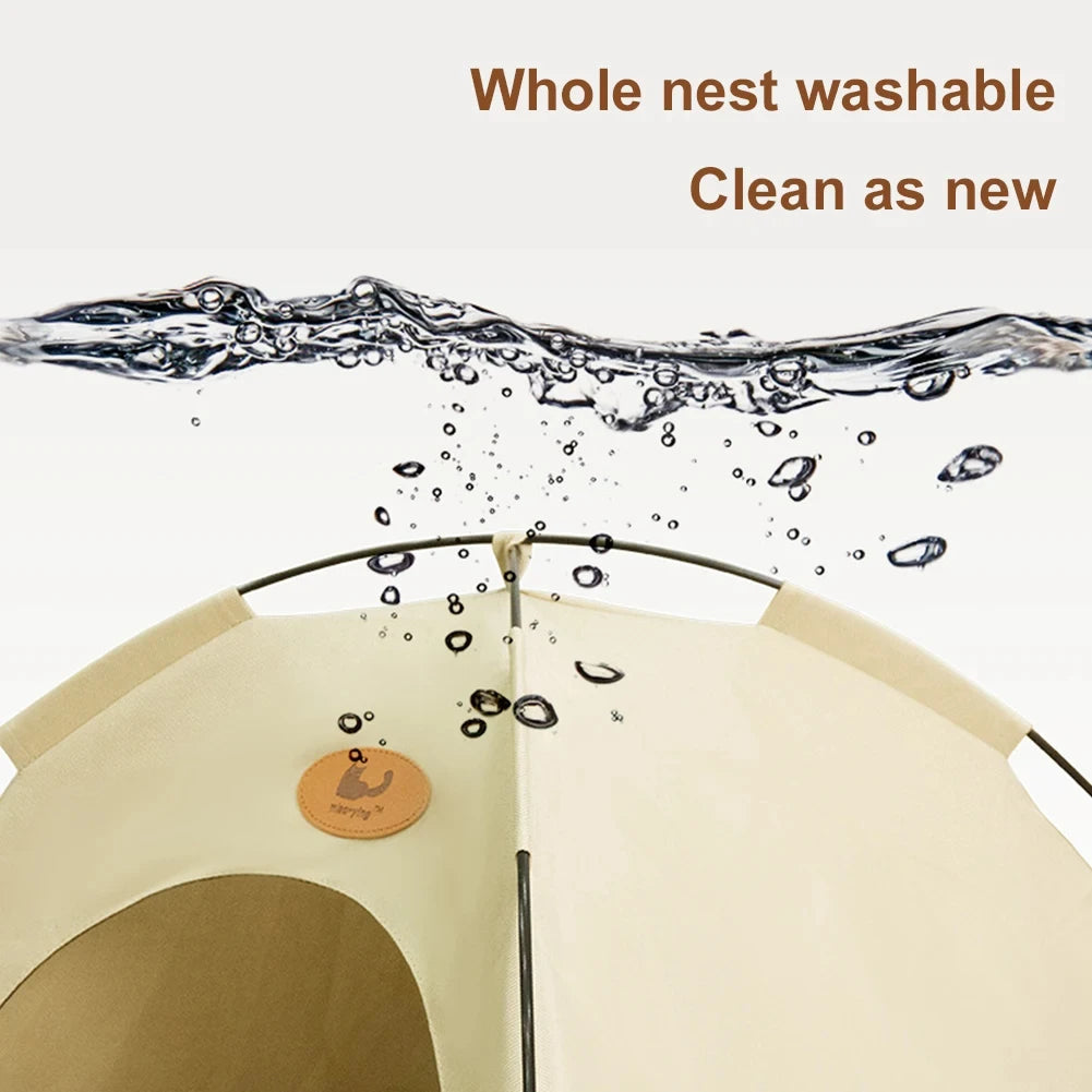 Outdoor Stray Cat House Folding Without Installation Pet Tent Bed Portable for Travel Cool Summer Kitty Puppy Bed Pet Supplies