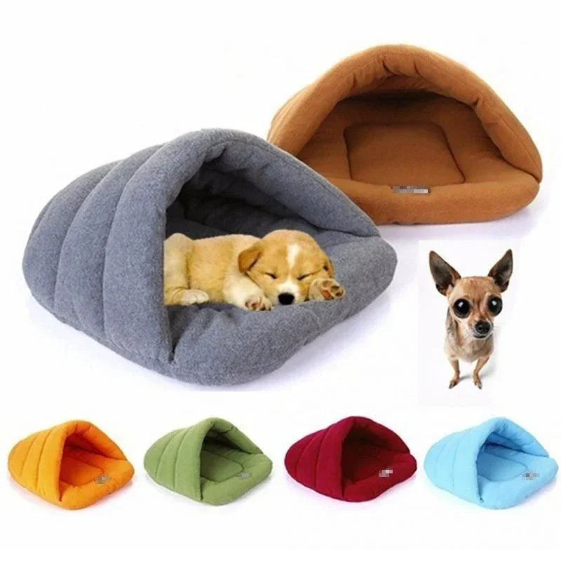 Pet Bed House for Small Dogs Cats Winter Warm Dog Sleeping Beds Caves Nests Fashion Slippers Shaped Dog Kennel Pet Supplies