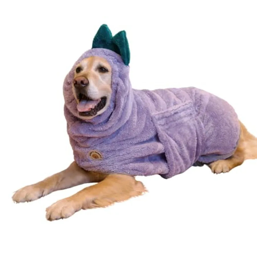 Preiu Dog Towe Robe and Dog Bathrobe for Drying Dog ade in Korea uper Aborbent Quick and Adjutabe icrofiber Bath Towe for Cat a