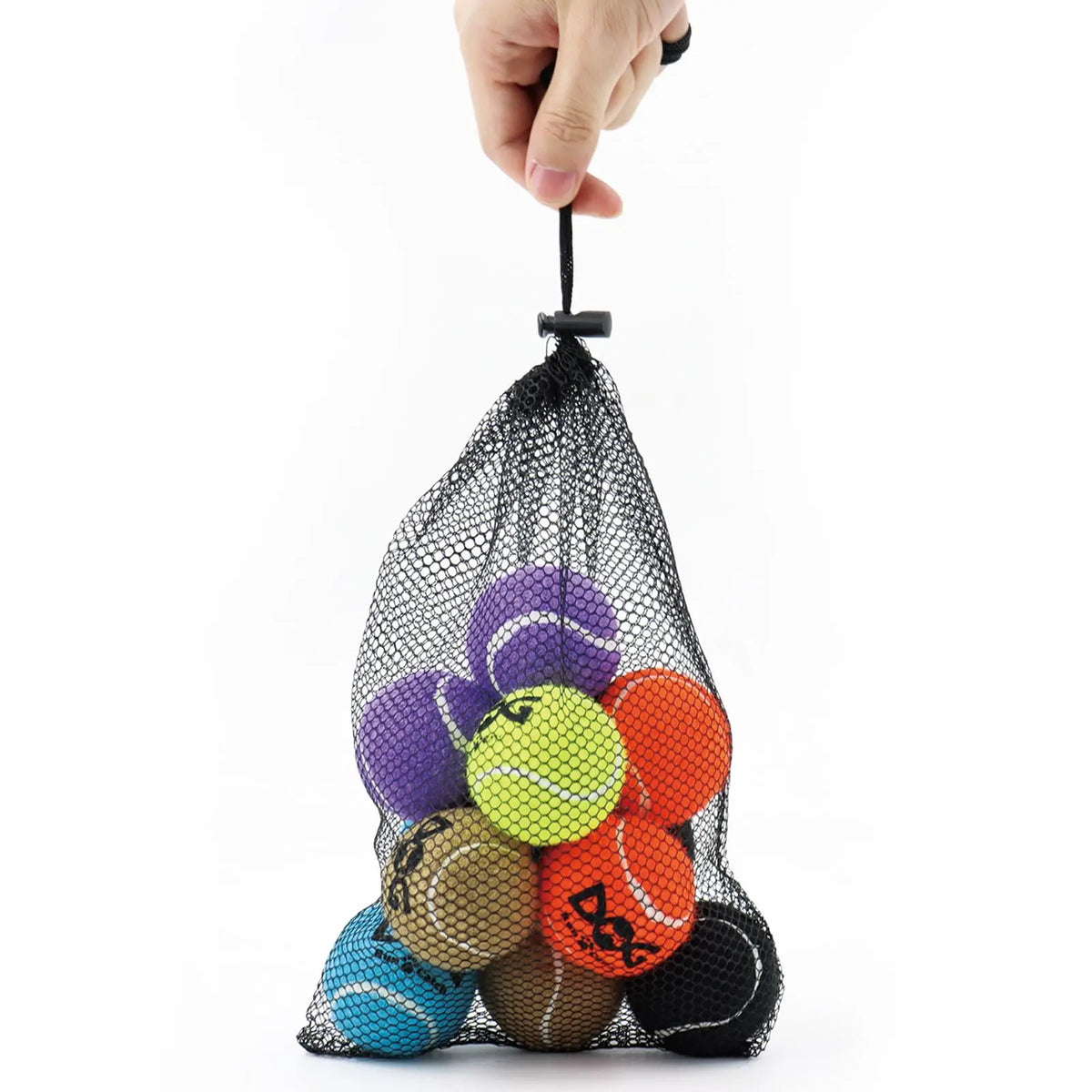 12 Pack 2.0'' Tennis Balls for Dogs Durable Non-Toxic Outdoor Dog Toys Balls with Mesh Bag, SGS Certified, Colorful Fetch Toys