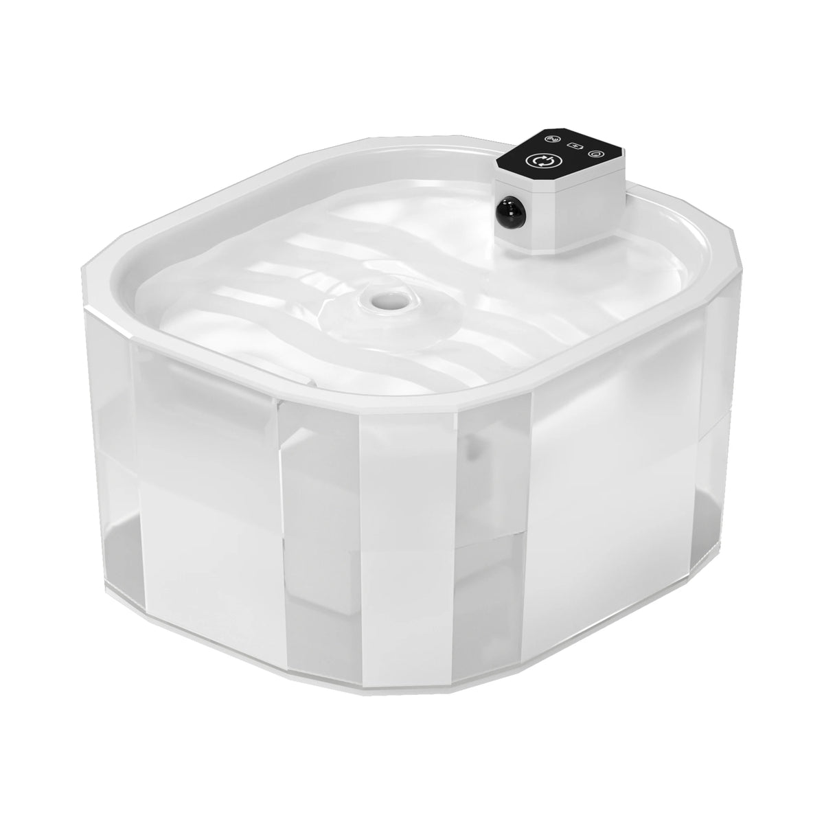 Wireless Cat Water Fountain 2200mAh Motion Sensor Auto Pet Water Dispenser Ultra Quiet Pump Filter USB Rechargeable Home Travel
