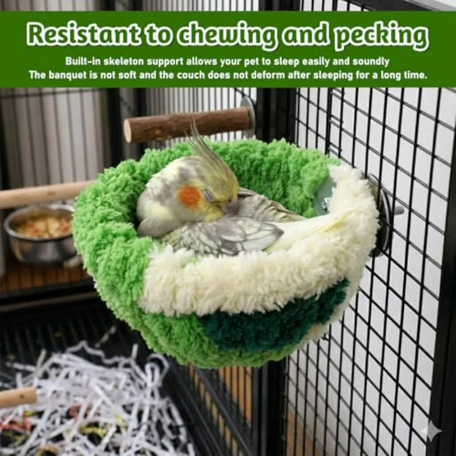Bird Nest for Cage Small Breeding Bed Bird Hanging Hammock for Parakeet Budgie Cockatiel Conure Small Birds