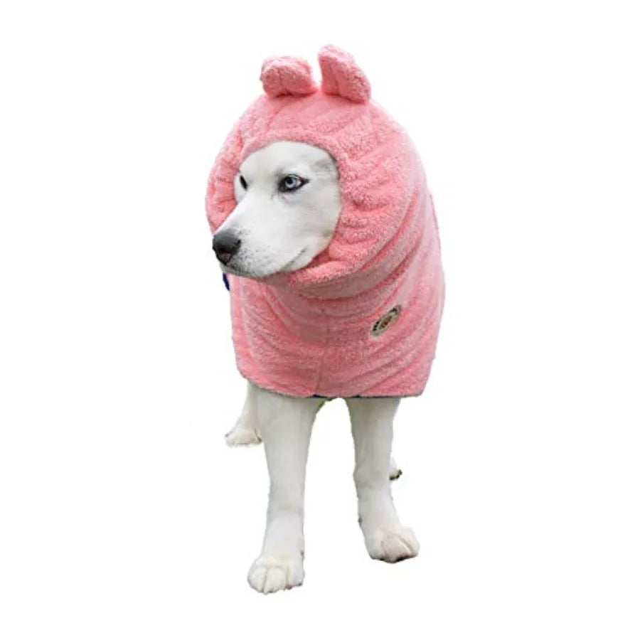 Preiu Dog Towe Robe and Dog Bathrobe for Drying Dog ade in Korea uper Aborbent Quick and Adjutabe icrofiber Bath Towe for Cat a