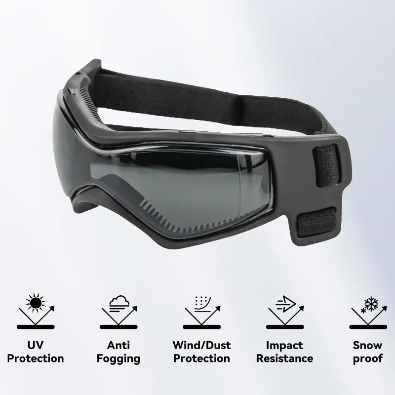 LETVIA Pet Glasses Uv-protective Goggles for Dogs Traveling Outdoors Soft-framed Pet Windproof Anti-fog Sunglasses Pet Supplies