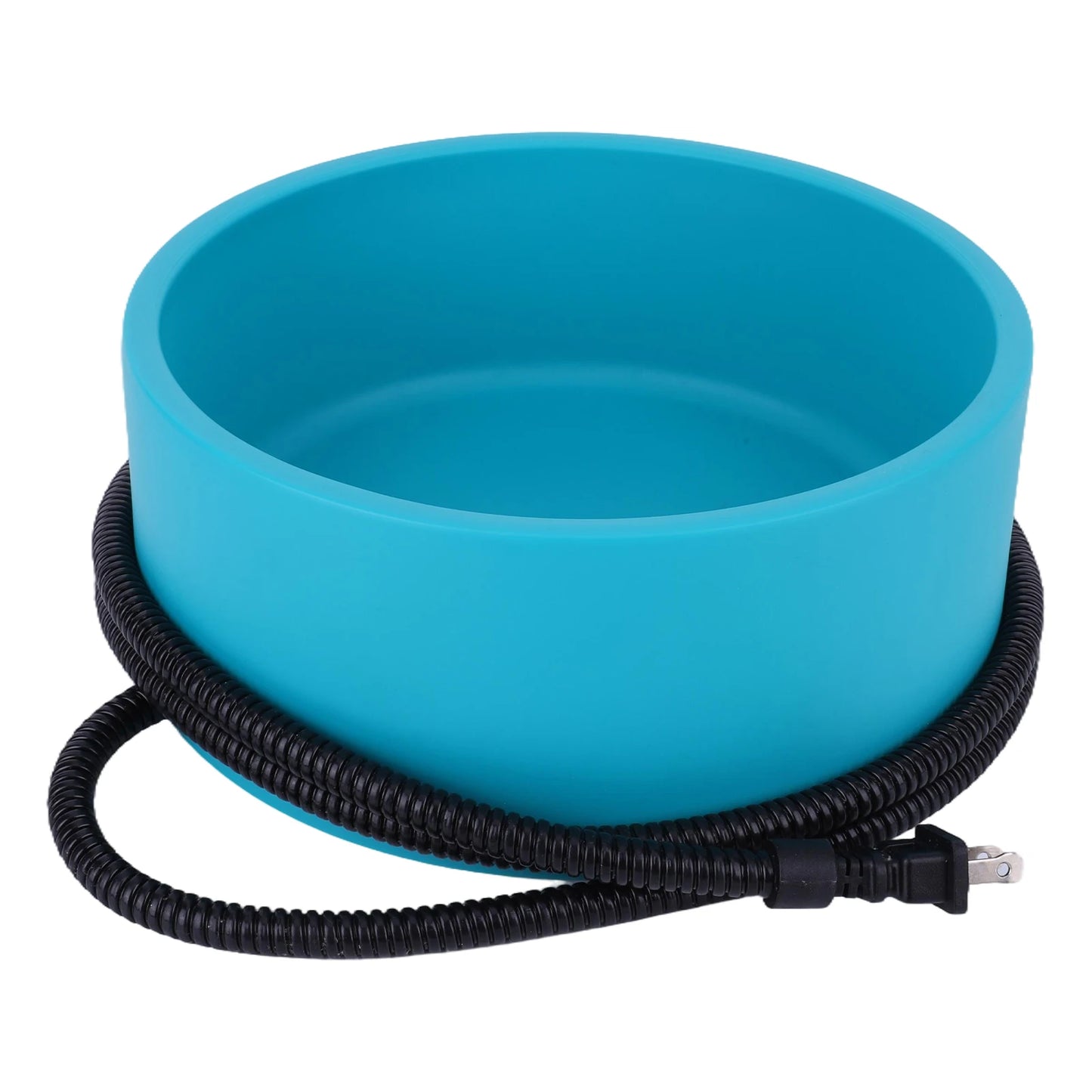 Heated Water Bowl 3.2 L/108 Oz Outdoor Heated Dog Dish Anti-Freeze Heated Pet Water Dish for Cat Rabbit Chicken Duck Squirrel