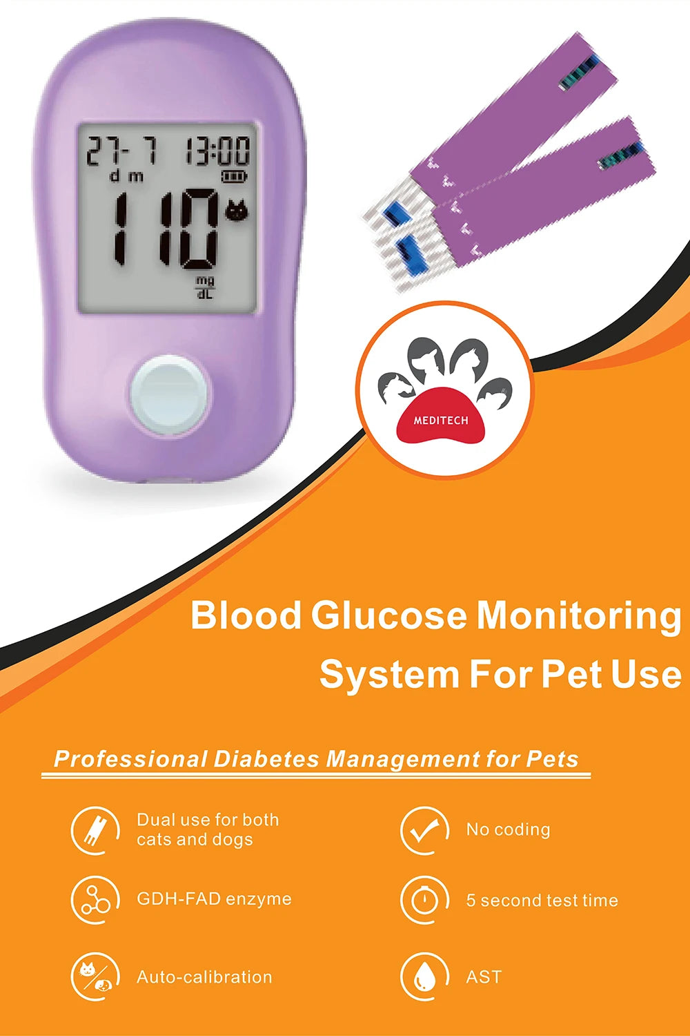 For Animals Cats And Dogs Blood Sugar System Inspection, Pet Supplies Professional Diabetes Management Clinic