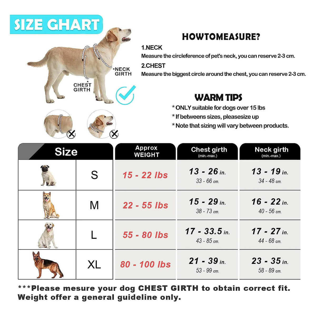 Dog Harness and Leash Combo, Escape Proof No Pull Vest Harness, with 5 Feet Leash, Reflective Adjustable Soft Padded Pet Harness
