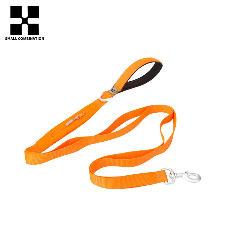 SMALL COMBINATION Lightweight Dog Leash for Small, Medium, Large Double Handle Dog Leash Puppy Pocket Designer Running Pet Leash