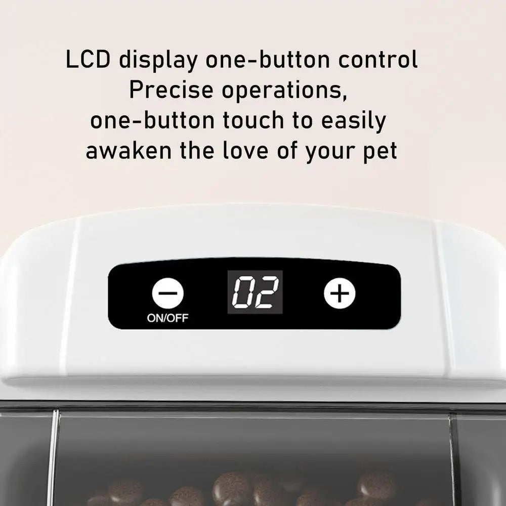 1pcs Smart Pet Feeder Automatic Cat Feeder Dog Slow Food Machine Timed Automatic Lid Opening Cat Food Dispenser Cat Dog Bowl
