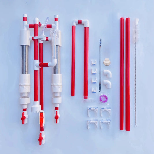Fish Tank Siphon Filtration System Set Fish Toilet Filter Mesh Feces Separator Siphon Filtration Accessories Pipe Pet Supplies