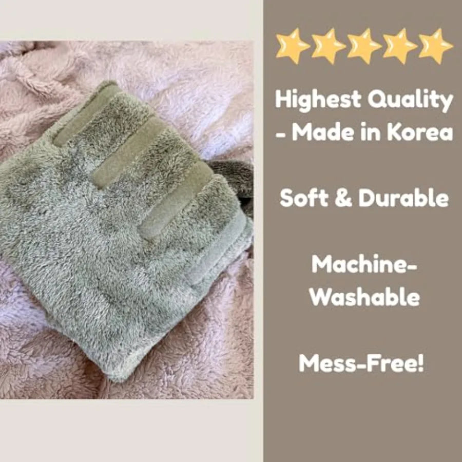 Preiu Dog Towe Robe and Dog Bathrobe for Drying Dog ade in Korea uper Aborbent Quick and Adjutabe icrofiber Bath Towe for Cat a