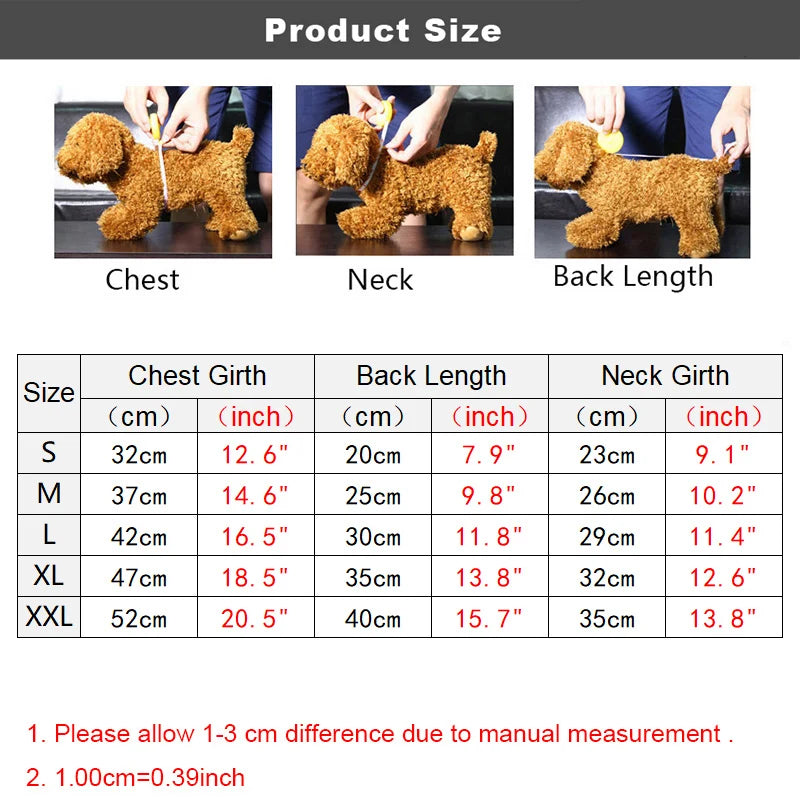 Winter Warm Pet Dog Coat Thicken Soft Dog Hoodies Jumpsuit For Small Medium Dogs Autumn Comfortable Puppy Clothes Pet Supplies