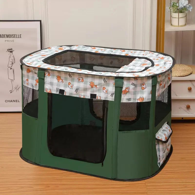 Cat House Delivery Room Puppy Kitten House Sweet Cozy Sweet Cat Bed Comfortable Cats Tent Folding for Dog Cats Supplies