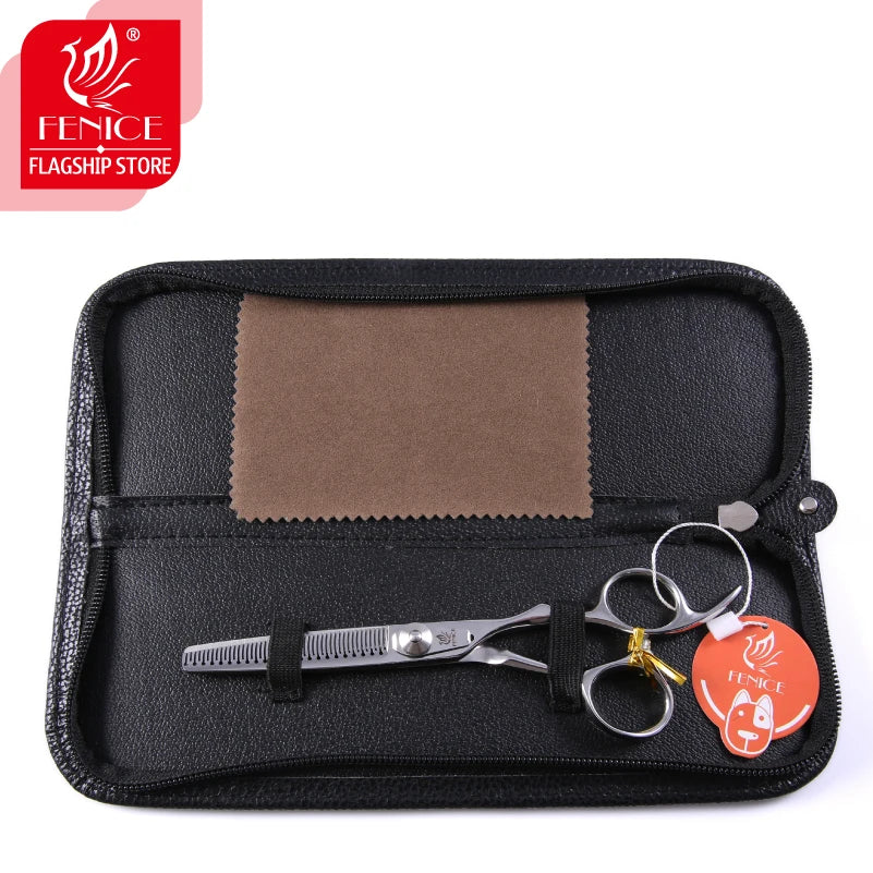 Fenice 6 Inch JP440C Dog Grooming Scissors Pet Dog Scissors Professional Thinning Shears Makas Tijeras Thinng Rate 20%&70