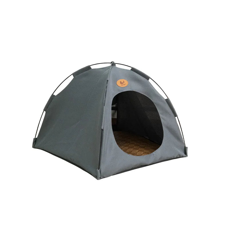 Outdoor Stray Cat House Folding Without Installation Pet Tent Bed Portable for Travel Cool Summer Kitty Puppy Bed Pet Supplies