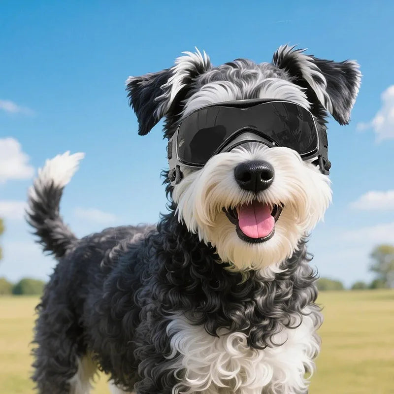 LETVIA Pet Glasses Uv-protective Goggles for Dogs Traveling Outdoors Soft-framed Pet Windproof Anti-fog Sunglasses Pet Supplies