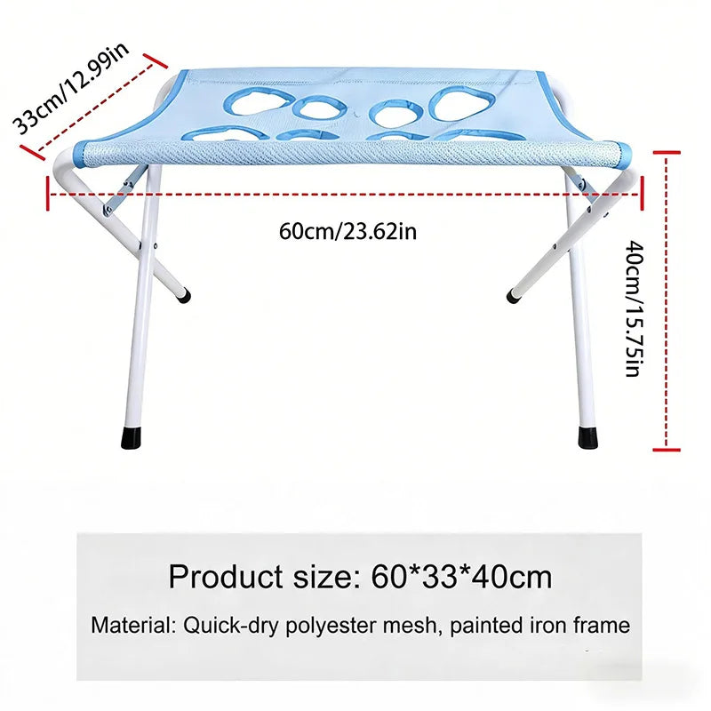 Adjustable Dog Grooming Hammock Foldable Pet Paw Bathing Wash Hammock Pet Bathing Nail Clipping Drying Mesh Support Rack for Pet