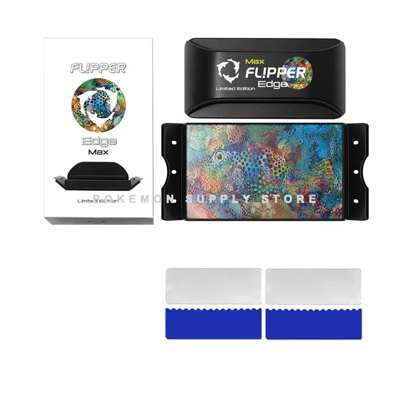 Limited Edition Flipper Edge Max Magnetic Algae Cleaner 2 In 1 Floating No Scratch for Glass Acrylic Fish Tank Marine Aquarium